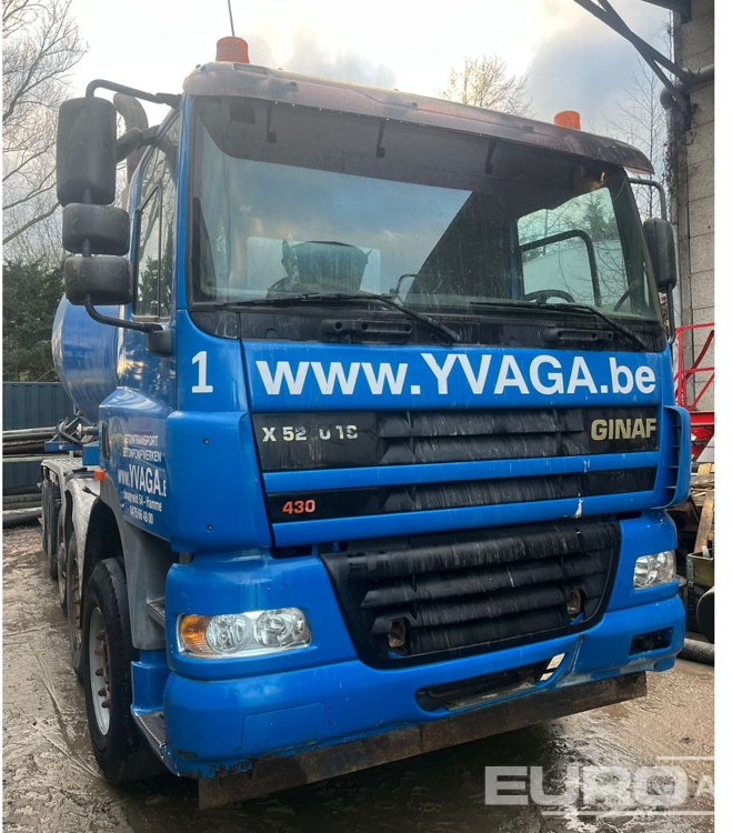 GINAF X5250TS 430 10x4 Cement Mixer Truck (Dutch Reg. Docs. Available)(Gearbox Defect) - Camión hormigonera: foto 1 GINAF X5250TS 430 10x4 Cement Mixer Truck (Dutch Reg. Docs. Available)(Gearbox Defect) - Camión hormigonera: foto 1
