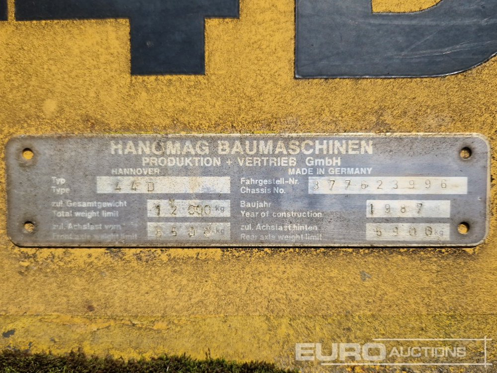 Cargadora de ruedas Hanomag 44D: foto 30