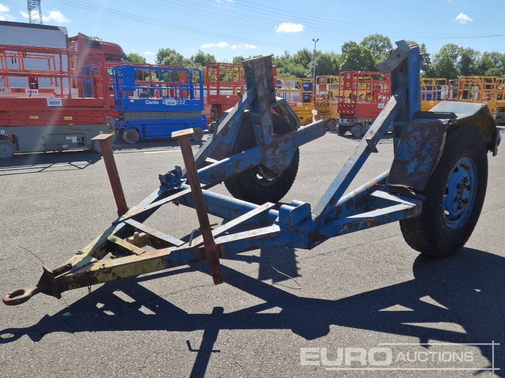 Single Axle Cable Reel Trailer - Remolque portabobinas: foto 1 Single Axle Cable Reel Trailer - Remolque portabobinas: foto 1