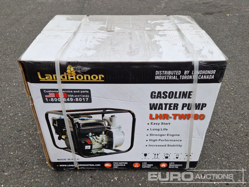 Unused LHR-TWP80 3" Semi Trash Water Pump - Bomba de agua: foto 2 Unused LHR-TWP80 3" Semi Trash Water Pump - Bomba de agua: foto 2