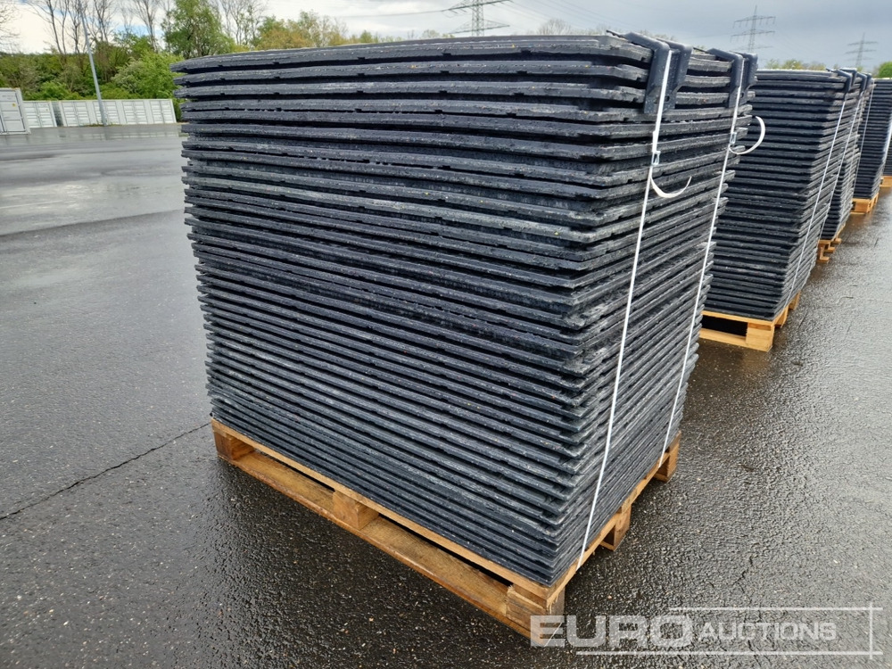 Unused Pallet of Plastic Connectable Road Plates, 1200x800x28mm, 22kg per Plate (35 of) - Equipo de construcción: foto 2 Unused Pallet of Plastic Connectable Road Plates, 1200x800x28mm, 22kg per Plate (35 of) - Equipo de construcción: foto 2