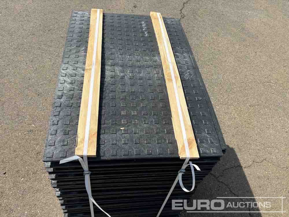 Equipo de construcción Pallet of Plastic Connectable Road Plates, 1200x800x28mm, 22kg per Plate (35 of): foto 7