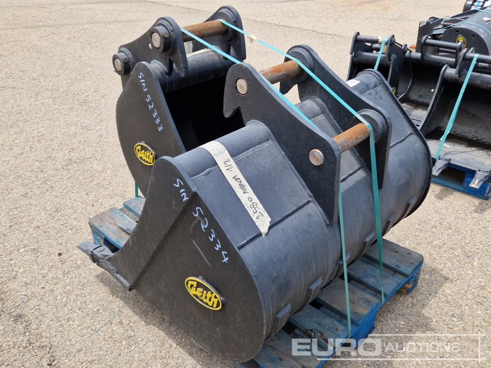 Unused Geith H08-1000 40" Digging Bucket, H08-0450 18" Digging Bucket 50mm Pin to suit Mini Excavator / Conjunto Cazos - Cazo: foto 4 Unused Geith H08-1000 40" Digging Bucket, H08-0450 18" Digging Bucket 50mm Pin to suit Mini Excavator / Conjunto Cazos - Cazo: foto 4