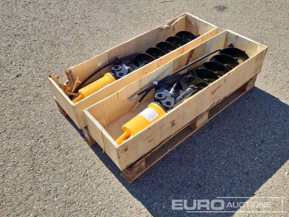 Unused KV200 Auger to suit Mini Excavator (2 of) / Ahoyador (2 of) - Taladro para tierra para Miniexcavadora: foto 5 Unused KV200 Auger to suit Mini Excavator (2 of) / Ahoyador (2 of) - Taladro para tierra para Miniexcavadora: foto 5