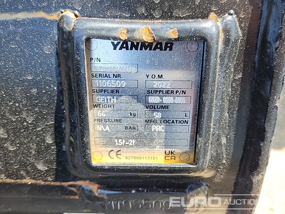 Cazo nuevo Unused Yanmar G02R-0900-6096: foto 6