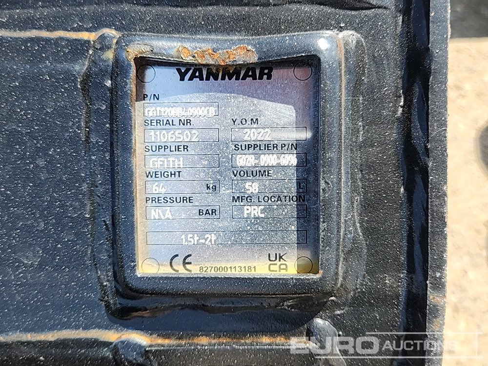 Cazo nuevo Unused Yanmar G02R-0900-6096: foto 7