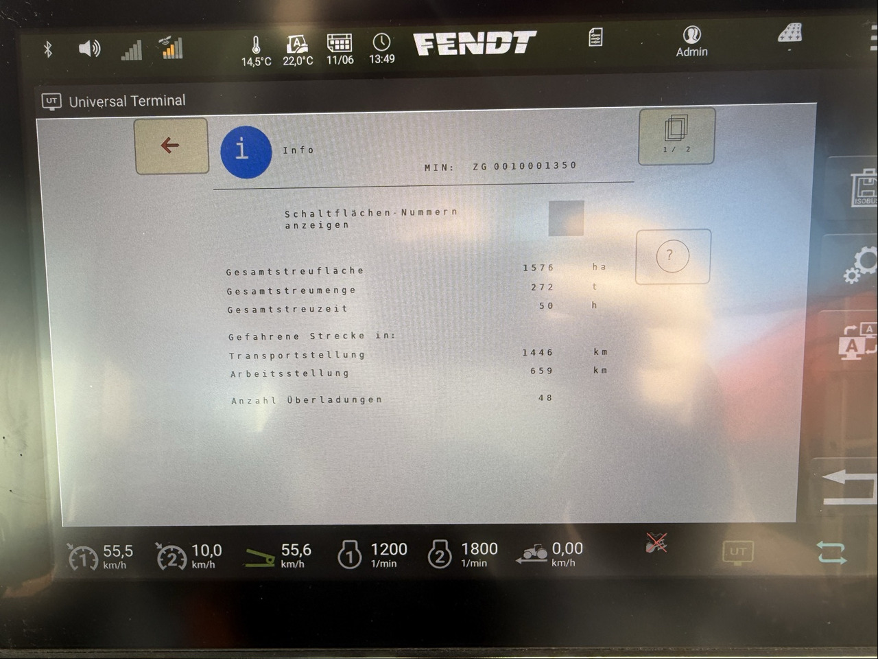 Amazone ZG-TS 10001 ProfisPro - Pulverizador: foto 2 Amazone ZG-TS 10001 ProfisPro - Pulverizador: foto 2