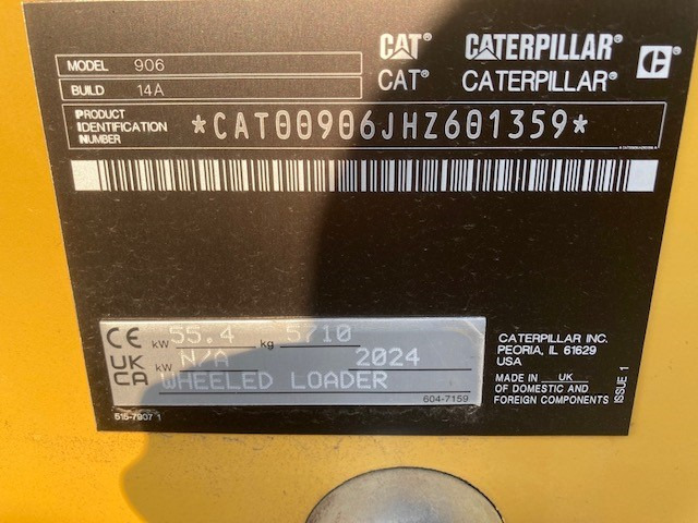 Caterpillar 906-14A - Cargadora de ruedas: foto 2 Caterpillar 906-14A - Cargadora de ruedas: foto 2