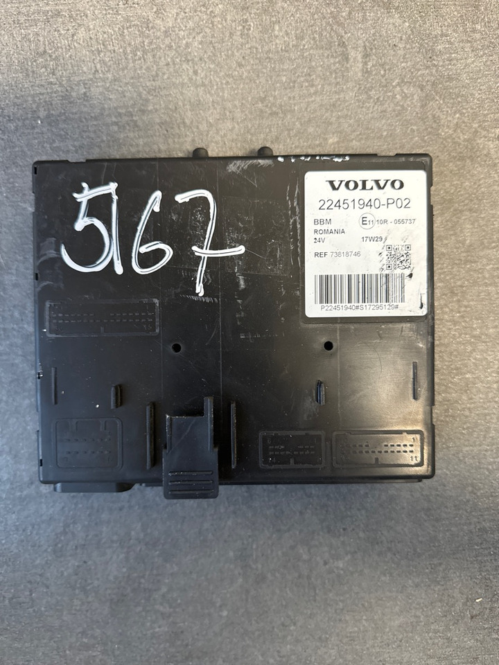 VOLVO ECU BBM 22451940 P02 - Sistema eléctrico para Camión: foto 1 VOLVO ECU BBM 22451940 P02 - Sistema eléctrico para Camión: foto 1
