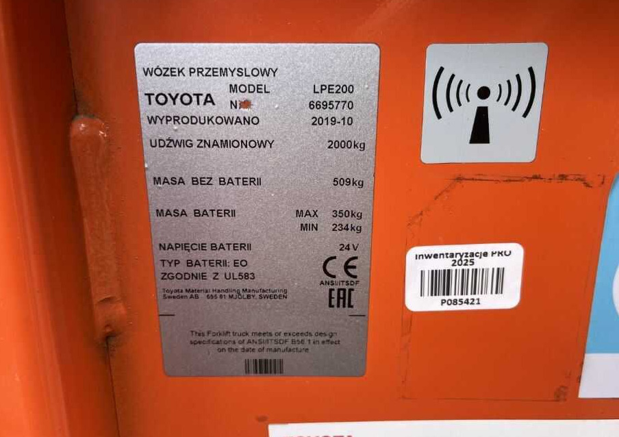 BT LPE200 - Transpaleta: foto 4 BT LPE200 - Transpaleta: foto 4