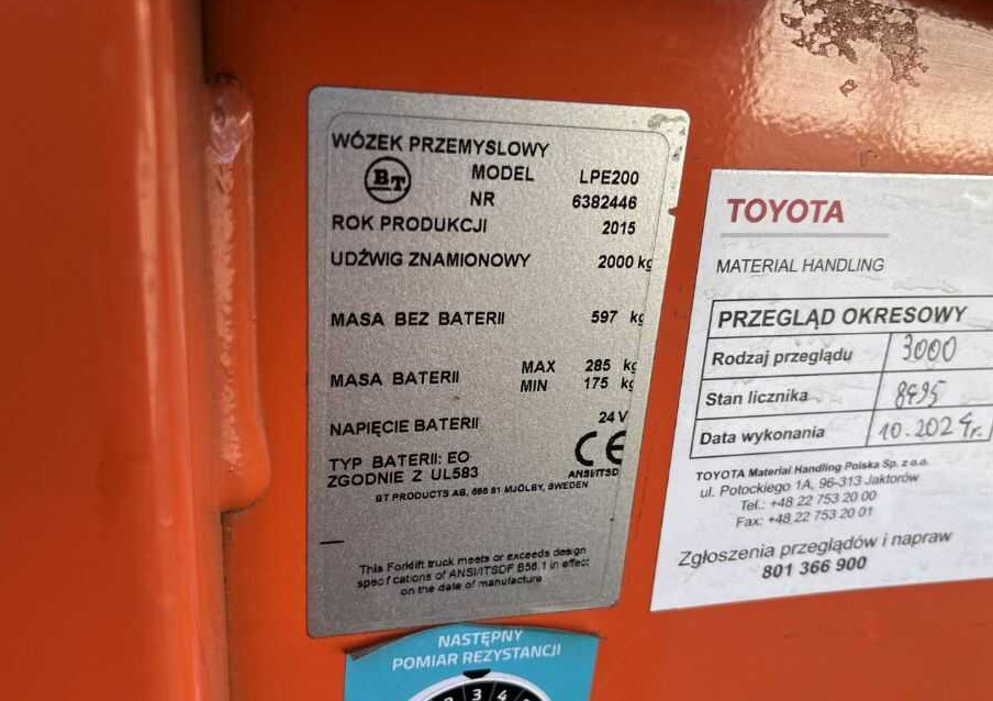 BT LPE200 - Transpaleta: foto 4 BT LPE200 - Transpaleta: foto 4