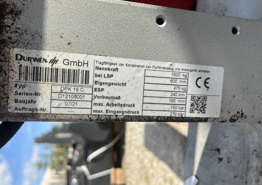 Durwen DPK16C - Horquillas: foto 5 Durwen DPK16C - Horquillas: foto 5