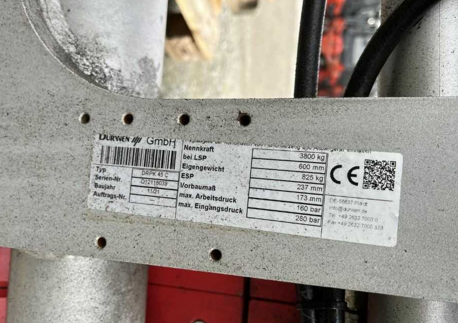 Durwen DRPK45C - Horquillas para Carretilla elevadora: foto 5 Durwen DRPK45C - Horquillas para Carretilla elevadora: foto 5