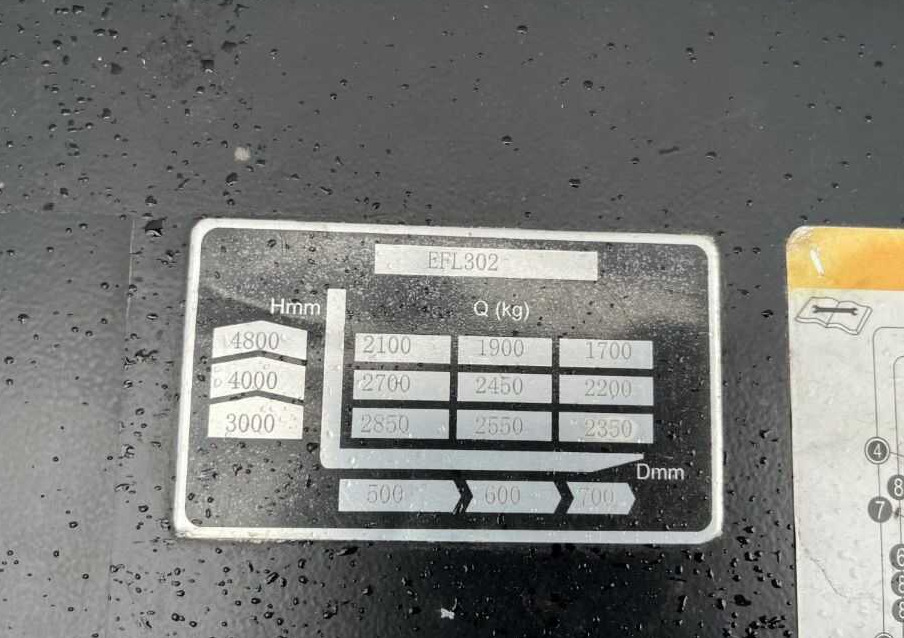 EP Equipment EFL302 - Carretilla elevadora eléctrica: foto 5 EP Equipment EFL302 - Carretilla elevadora eléctrica: foto 5