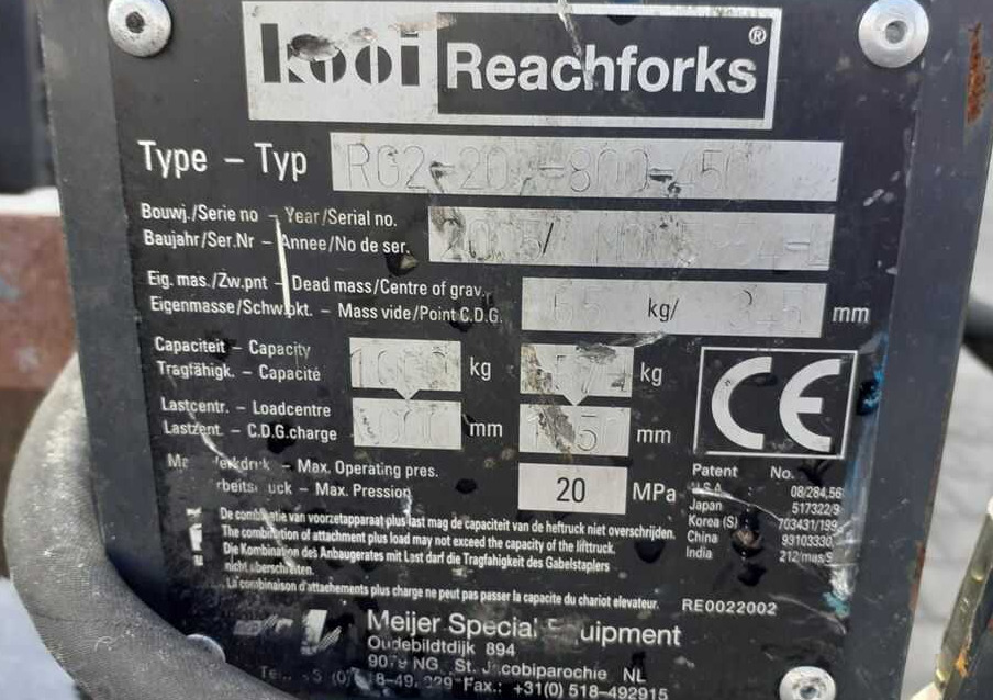 Griptech RG2-20-800-450 - Brazo para Equipo de manutención: foto 1 Griptech RG2-20-800-450 - Brazo para Equipo de manutención: foto 1