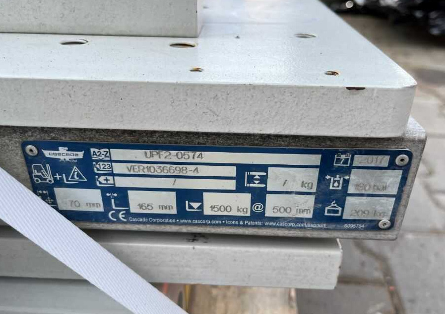 Cascade UPF2 - Implemento: foto 2 Cascade UPF2 - Implemento: foto 2