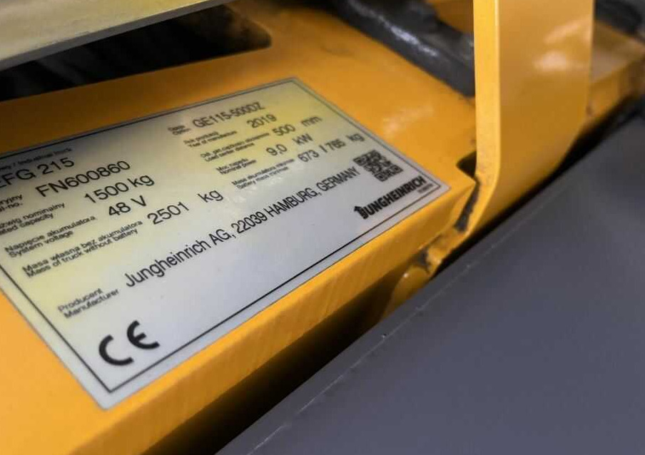 Jungheinrich EFG215 - Carretilla elevadora eléctrica: foto 4 Jungheinrich EFG215 - Carretilla elevadora eléctrica: foto 4