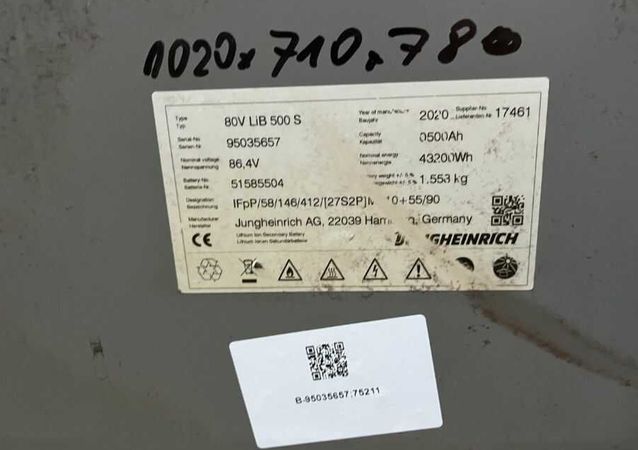 Jungheinrich EFG425k - Carretilla elevadora eléctrica: foto 5 Jungheinrich EFG425k - Carretilla elevadora eléctrica: foto 5