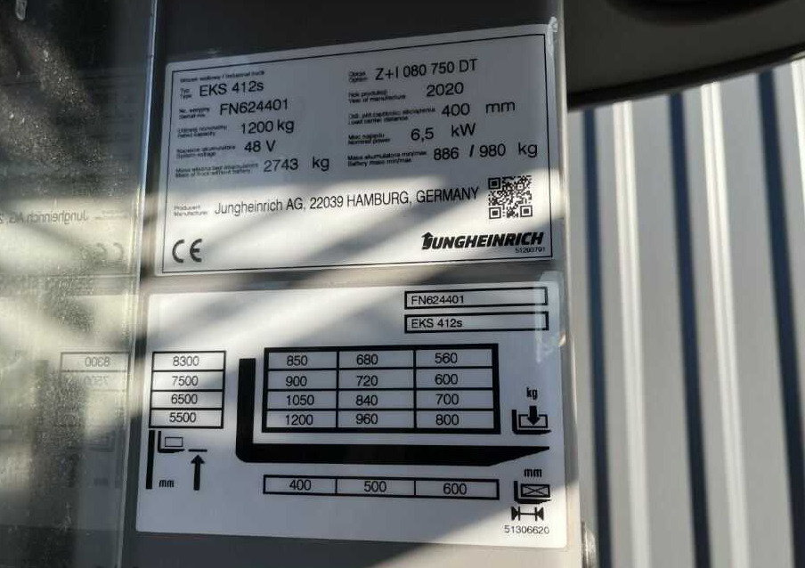 Jungheinrich EKS412s - Recoge pedidos: foto 4 Jungheinrich EKS412s - Recoge pedidos: foto 4