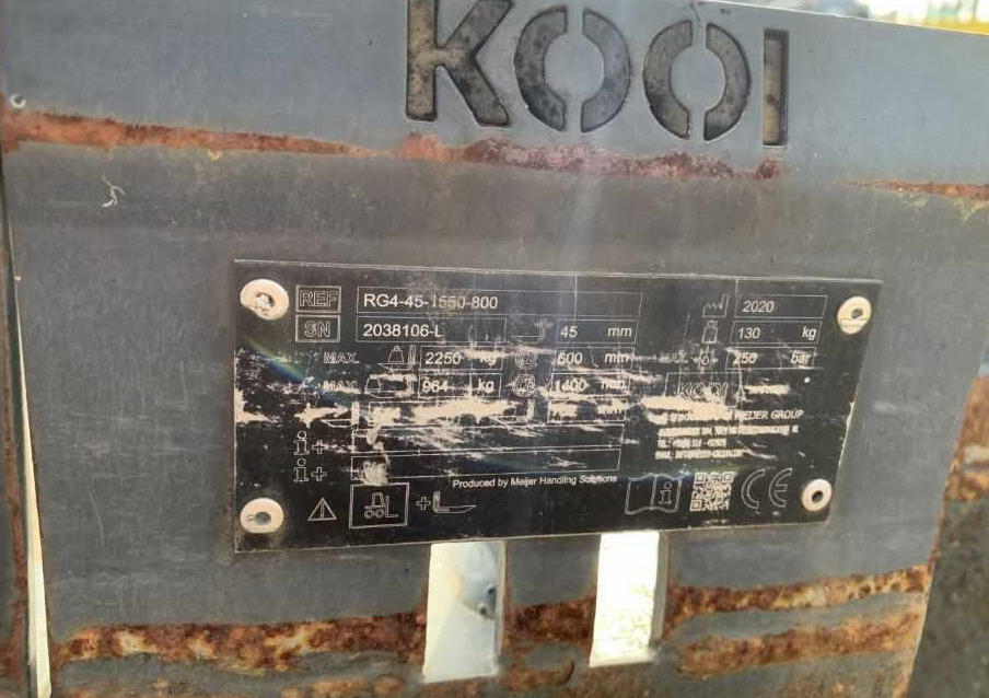 Kooi RG4-45-1550 - Brazo para Equipo de manutención: foto 4 Kooi RG4-45-1550 - Brazo para Equipo de manutención: foto 4