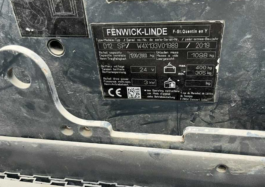 Linde D12SP - Apilador: foto 4 Linde D12SP - Apilador: foto 4