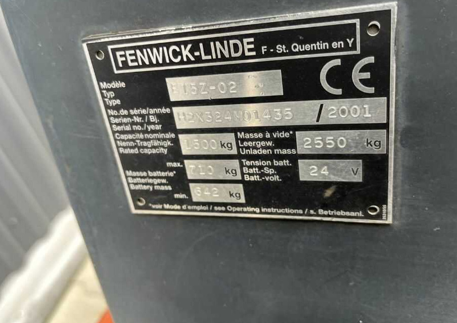 Linde E15 - Carretilla elevadora eléctrica: foto 4 Linde E15 - Carretilla elevadora eléctrica: foto 4