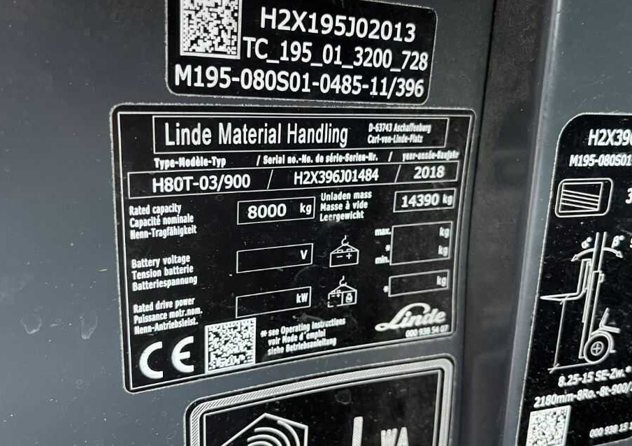 Leasing de Linde H80T-03/900 Linde H80T-03/900: foto 10 Leasing de Linde H80T-03/900 Linde H80T-03/900: foto 10