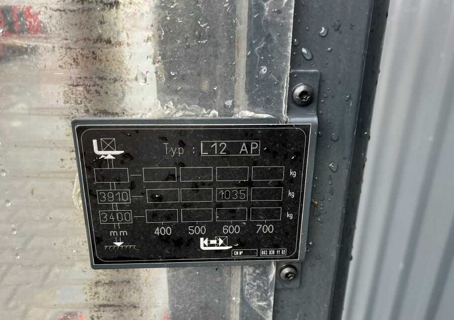 Apilador Linde L12AP: foto 8 Apilador Linde L12AP: foto 8