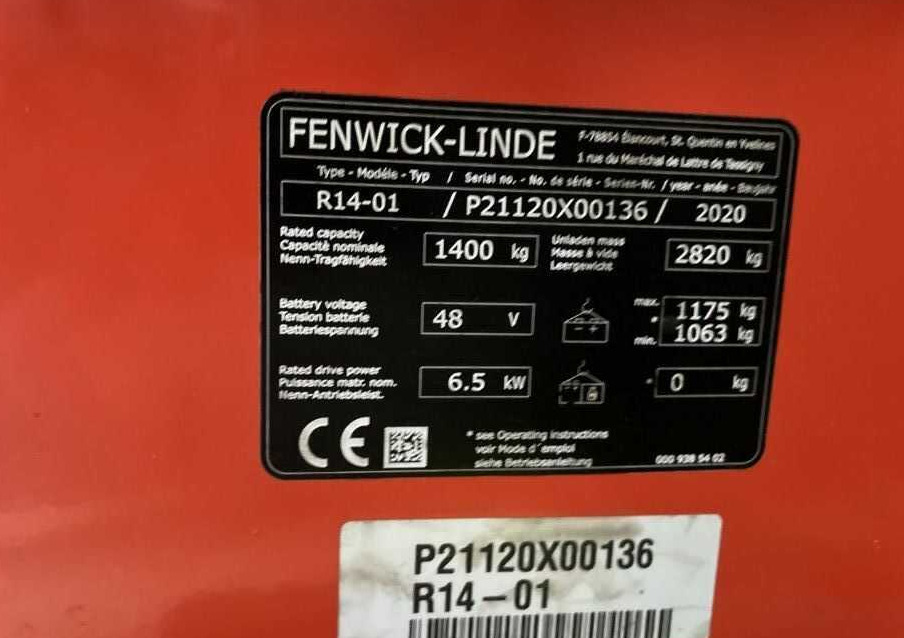 Linde R14-01 - Retráctil: foto 4 Linde R14-01 - Retráctil: foto 4