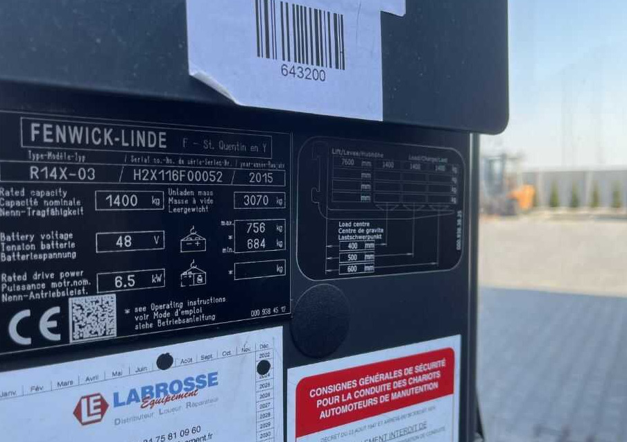 Linde R14X - Retráctil: foto 4 Linde R14X - Retráctil: foto 4