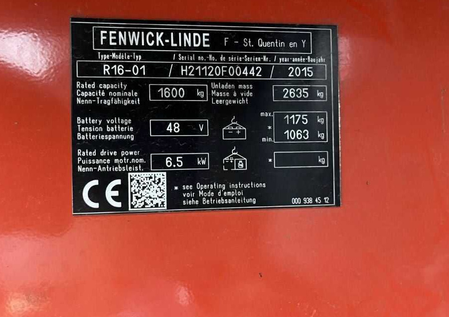 Linde R16 - Retráctil: foto 4 Linde R16 - Retráctil: foto 4