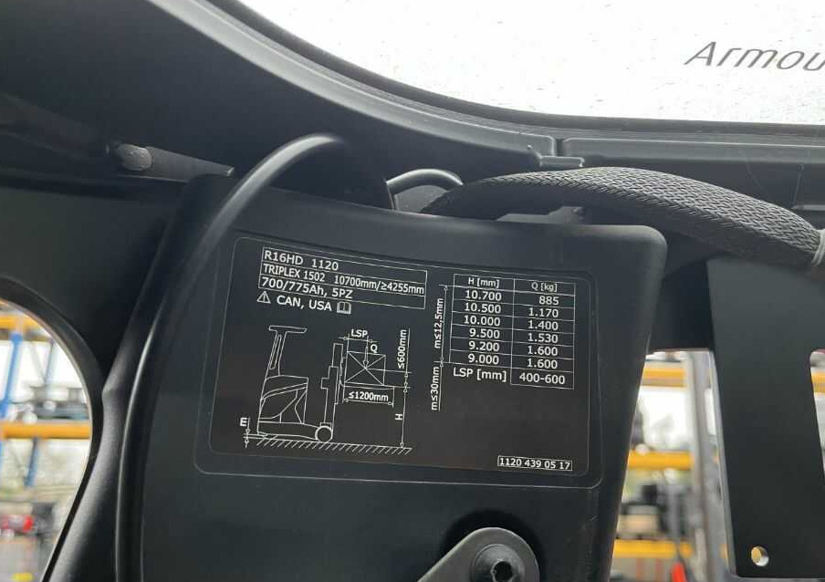 Retráctil Linde R16HD-01: foto 9 Retráctil Linde R16HD-01: foto 9