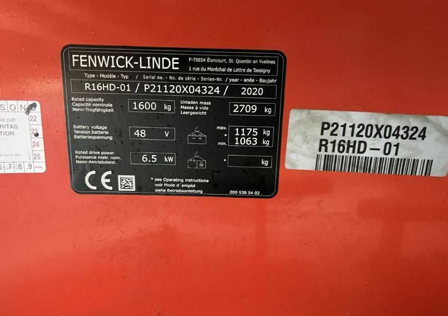 Linde R16HD-01 - Retráctil: foto 4 Linde R16HD-01 - Retráctil: foto 4