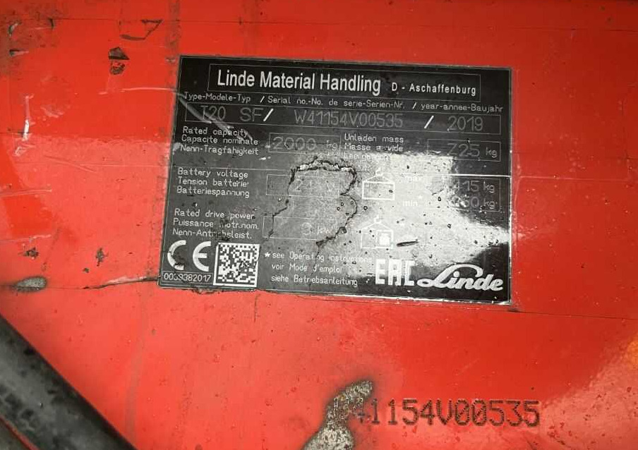 Linde T20SF - Transpaleta: foto 5 Linde T20SF - Transpaleta: foto 5