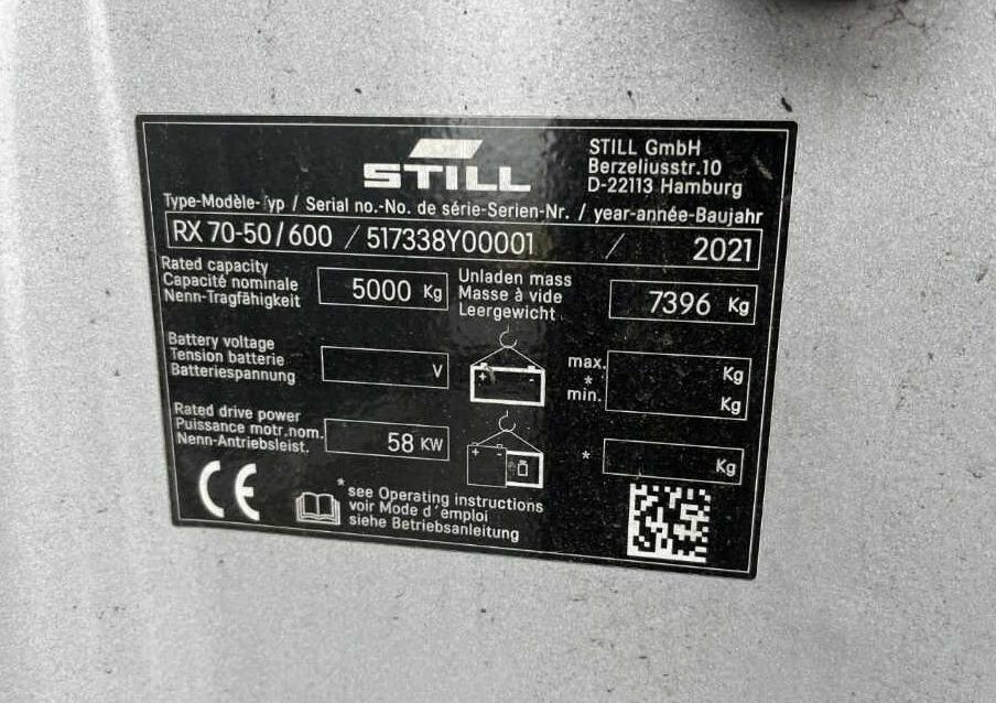Still RX70-50T/600 - Carretilla elevadora de gas: foto 4 Still RX70-50T/600 - Carretilla elevadora de gas: foto 4
