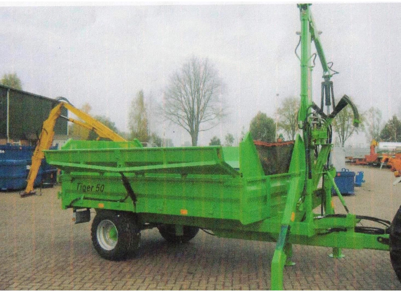 Kipper met opbouwkraan - Remolque volquete: foto 4 Kipper met opbouwkraan - Remolque volquete: foto 4