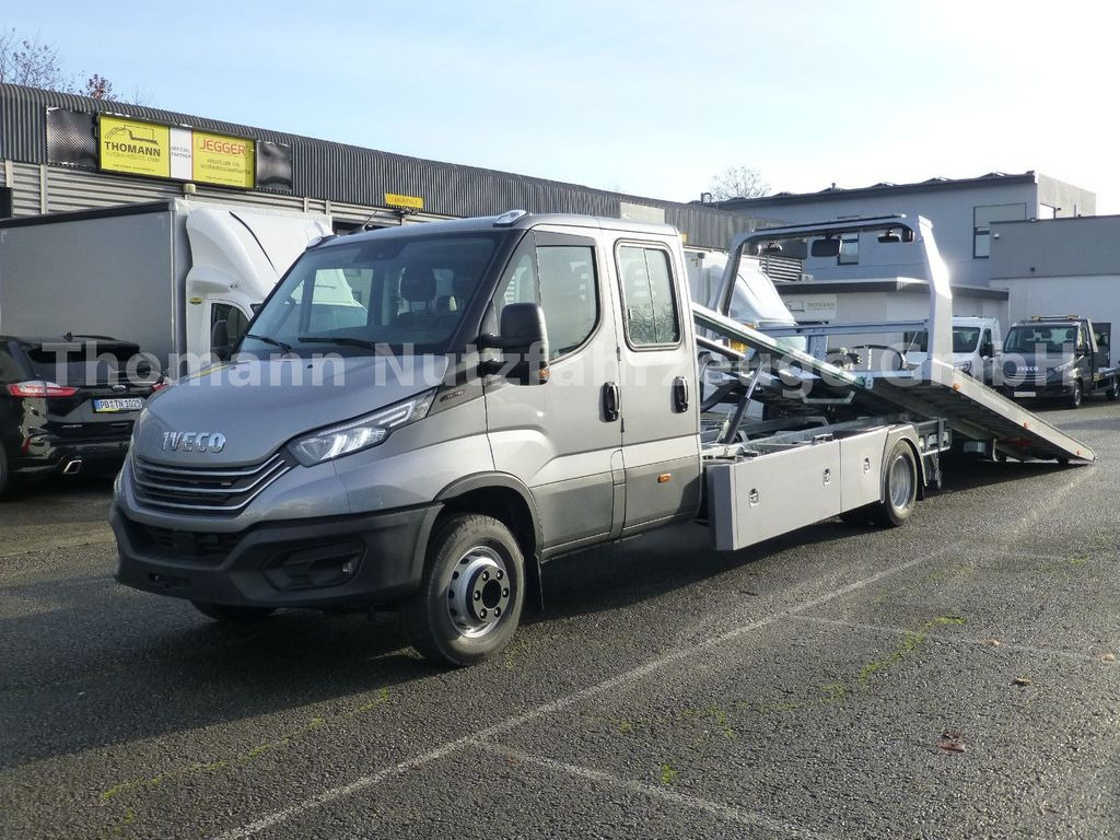 Iveco DAILY 70C18 DoKa Schiebeplateau Luftfed Navi - Grua de remolque autos, Furgoneta: foto 1 Iveco DAILY 70C18 DoKa Schiebeplateau Luftfed Navi - Grua de remolque autos, Furgoneta: foto 1
