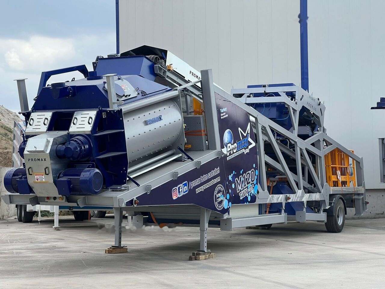 Promax Mobile Concrete Batching Plant PROMAX M120-TWN DT (120m³/h) - Planta de hormigón: foto 5 Promax Mobile Concrete Batching Plant PROMAX M120-TWN DT (120m³/h) - Planta de hormigón: foto 5
