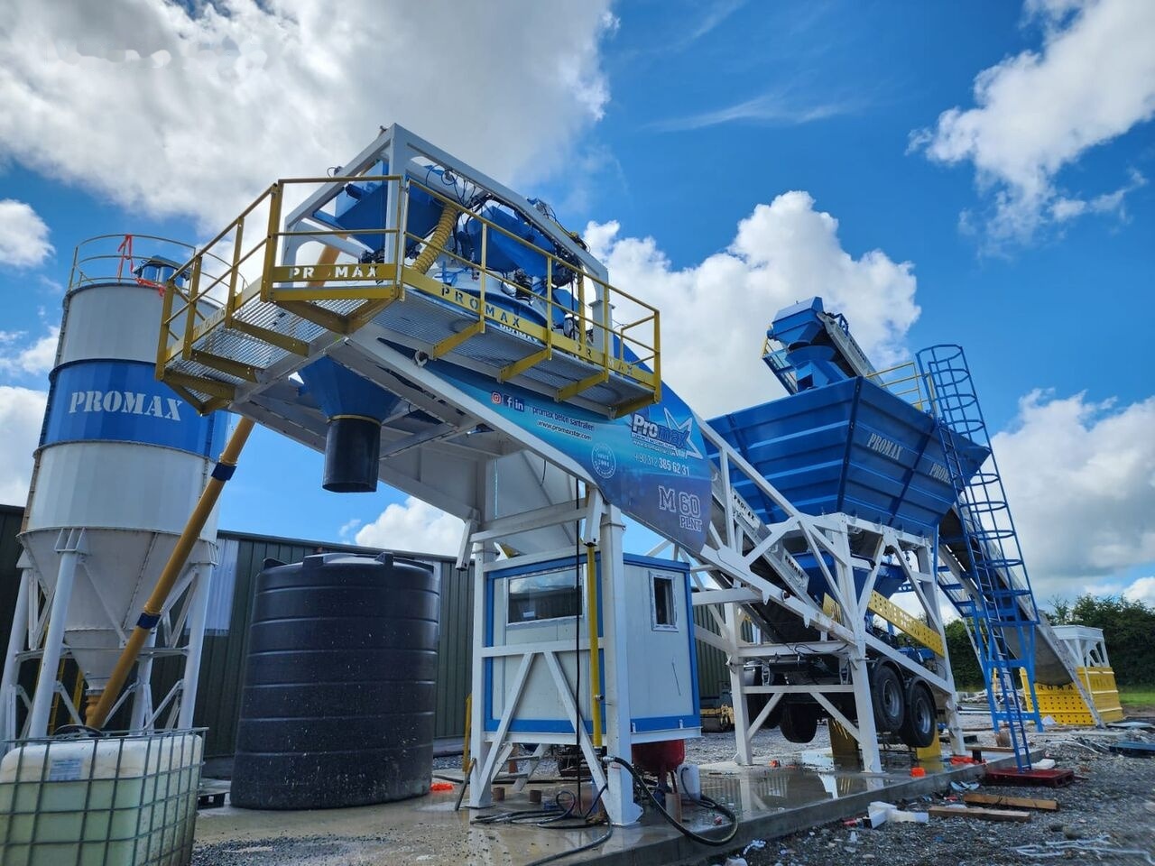 Promax Mobile Concrete Batching Plant PROMAX M60-PLNT (60m³/h) - Silo de cemento: foto 4 Promax Mobile Concrete Batching Plant PROMAX M60-PLNT (60m³/h) - Silo de cemento: foto 4