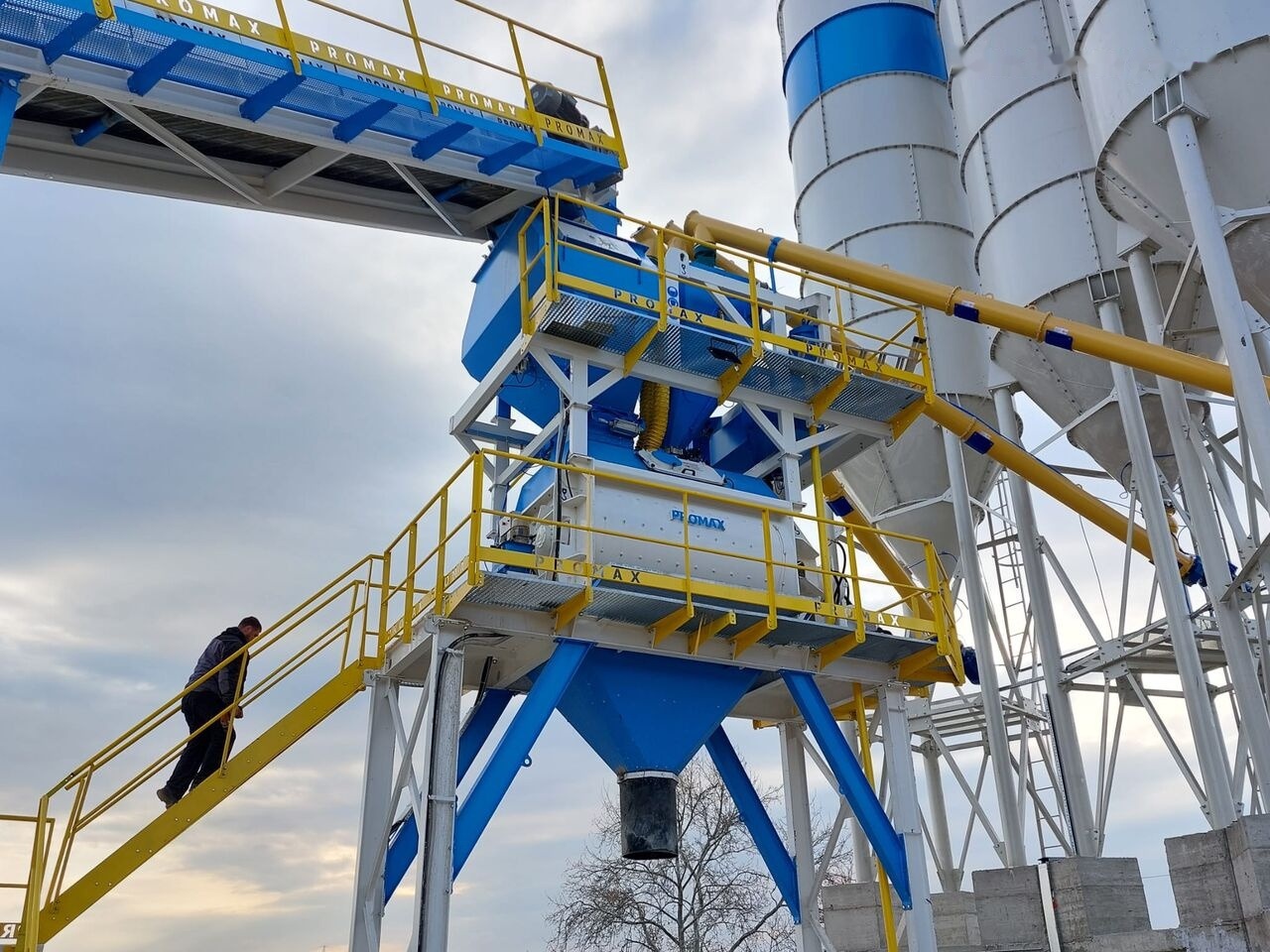 Planta de hormigón nuevo Promax Stationary Concrete Batching Plant S130-TWN (130m/h): foto 11 Planta de hormigón nuevo Promax Stationary Concrete Batching Plant S130-TWN (130m/h): foto 11