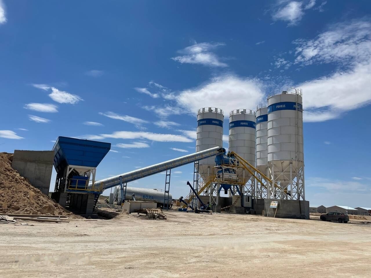 Promax Stationary Concrete Batching Plant S200-TWN (200m3/h) - Planta de hormigón: foto 1 Promax Stationary Concrete Batching Plant S200-TWN (200m3/h) - Planta de hormigón: foto 1