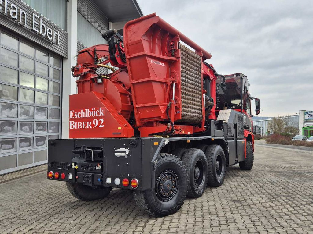 Camión Mercedes-Benz TUROX 8x8 Eschlböck Biber 92 Holzhacker / 1.512h: foto 7