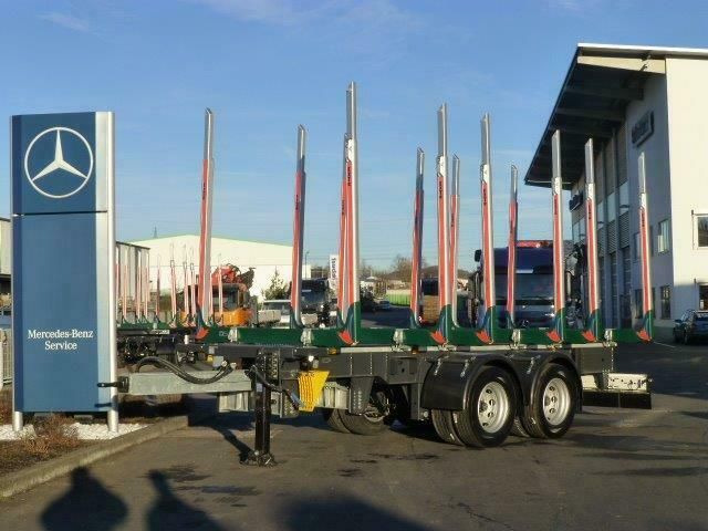 Ebert KHZA 18 Tandem-Kurzholz-Anhänger NEU Ebert KHZA 18 Tandem-Kurzholz-Anhänger NEU - Remolque maderero: foto 2 Ebert KHZA 18 Tandem-Kurzholz-Anhänger NEU Ebert KHZA 18 Tandem-Kurzholz-Anhänger NEU - Remolque maderero: foto 2