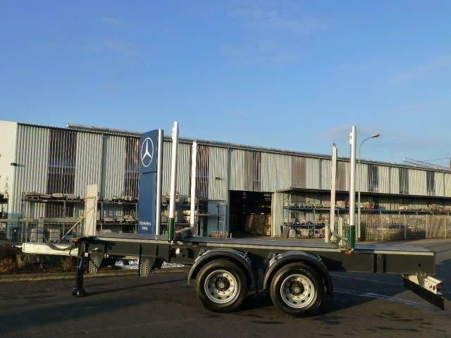 Ebert KHZA 18 Tandem-Kurzholz-Anhänger NEU Ebert KHZA 18 Tandem-Kurzholz-Anhänger NEU - Remolque maderero: foto 2 Ebert KHZA 18 Tandem-Kurzholz-Anhänger NEU Ebert KHZA 18 Tandem-Kurzholz-Anhänger NEU - Remolque maderero: foto 2