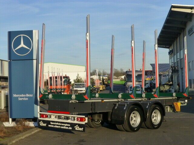 Ebert KHZA 18 Tandem-Kurzholz-Anhänger NEU Ebert KHZA 18 Tandem-Kurzholz-Anhänger NEU - Remolque maderero: foto 5 Ebert KHZA 18 Tandem-Kurzholz-Anhänger NEU Ebert KHZA 18 Tandem-Kurzholz-Anhänger NEU - Remolque maderero: foto 5