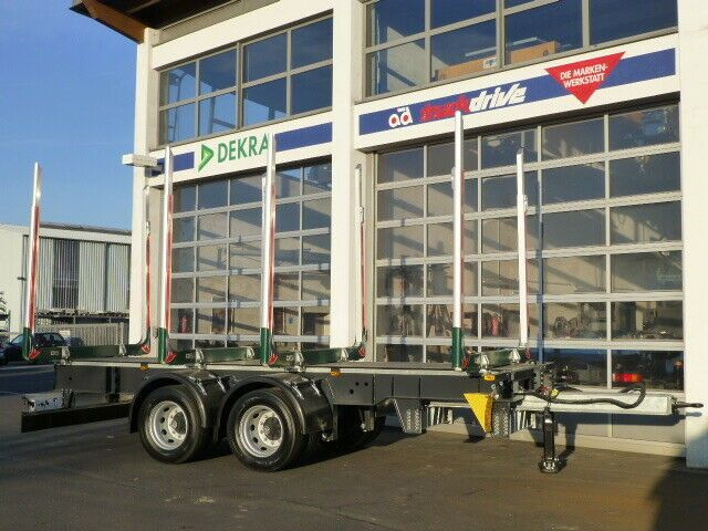 Ebert KHZA 18 Tandem-Kurzholz-Anhänger NEU Ebert KHZA 18 Tandem-Kurzholz-Anhänger NEU - Remolque maderero: foto 4 Ebert KHZA 18 Tandem-Kurzholz-Anhänger NEU Ebert KHZA 18 Tandem-Kurzholz-Anhänger NEU - Remolque maderero: foto 4