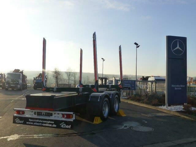 Ebert KHZA 18 Tandem-Kurzholz-Anhänger NEU Ebert KHZA 18 Tandem-Kurzholz-Anhänger NEU - Remolque maderero: foto 4 Ebert KHZA 18 Tandem-Kurzholz-Anhänger NEU Ebert KHZA 18 Tandem-Kurzholz-Anhänger NEU - Remolque maderero: foto 4