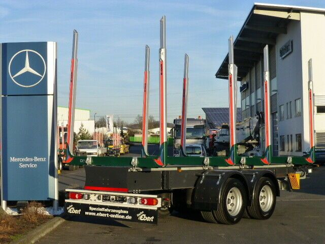 Ebert KHZA 18 Tandem-Kurzholz-Anhänger NEU Ebert KHZA 18 Tandem-Kurzholz-Anhänger NEU - Remolque maderero: foto 3 Ebert KHZA 18 Tandem-Kurzholz-Anhänger NEU Ebert KHZA 18 Tandem-Kurzholz-Anhänger NEU - Remolque maderero: foto 3