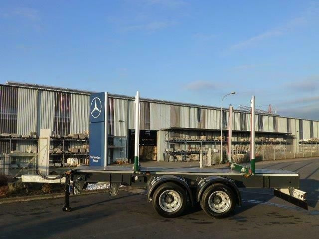 Ebert KHZA 18 Tandem-Kurzholz-Anhänger NEU Ebert KHZA 18 Tandem-Kurzholz-Anhänger NEU - Remolque maderero: foto 1 Ebert KHZA 18 Tandem-Kurzholz-Anhänger NEU Ebert KHZA 18 Tandem-Kurzholz-Anhänger NEU - Remolque maderero: foto 1