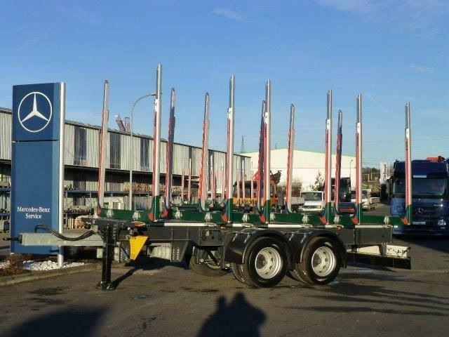 Ebert KHZA 18 Tandem-Kurzholz-Anhänger NEU Ebert KHZA 18 Tandem-Kurzholz-Anhänger NEU - Remolque maderero: foto 1 Ebert KHZA 18 Tandem-Kurzholz-Anhänger NEU Ebert KHZA 18 Tandem-Kurzholz-Anhänger NEU - Remolque maderero: foto 1